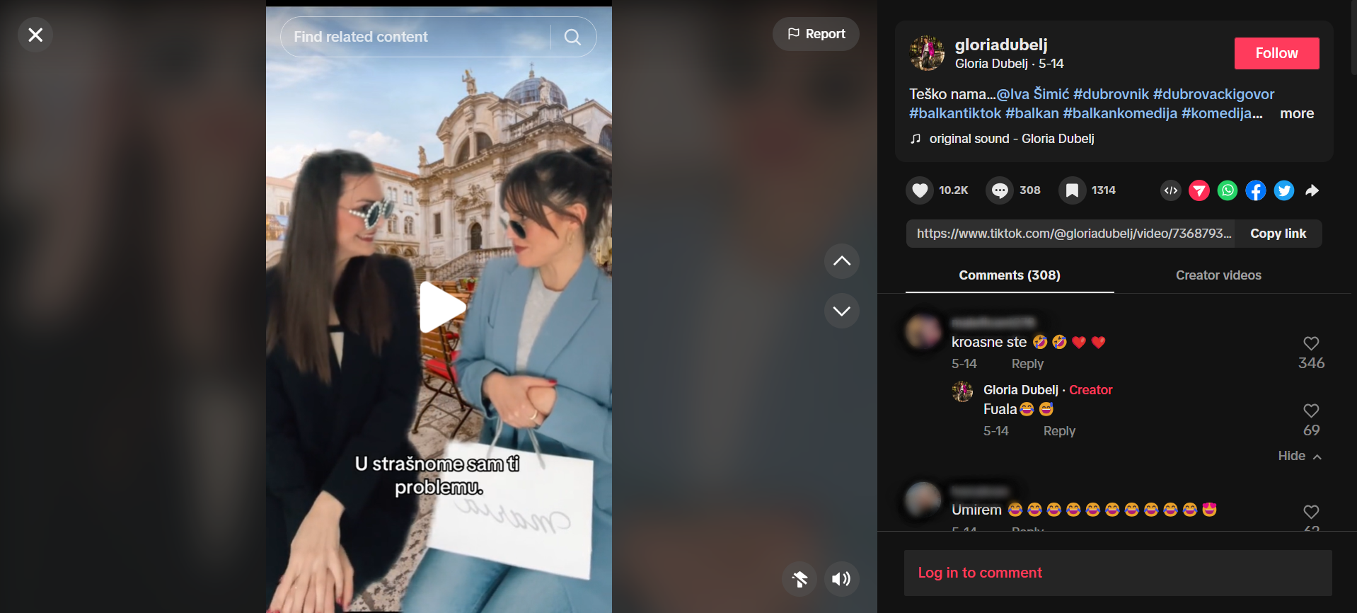 Na TikToku kruži satirični videozapis o zaradi tijekom sezone u Dubrovniku