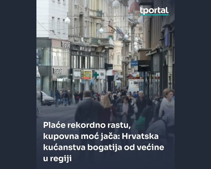 U Hrvatskoj rastu plaće i kupovna moć, ali i inflacija